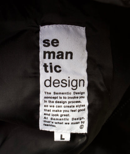 Semantic Design Early 00s Waxed Cotton Multi-zip Rider Jacket