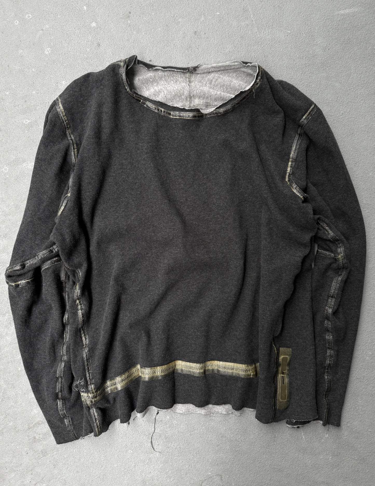 Taichi Murakami Coin Taped Seam Reversible U Long-sleeve Shirt