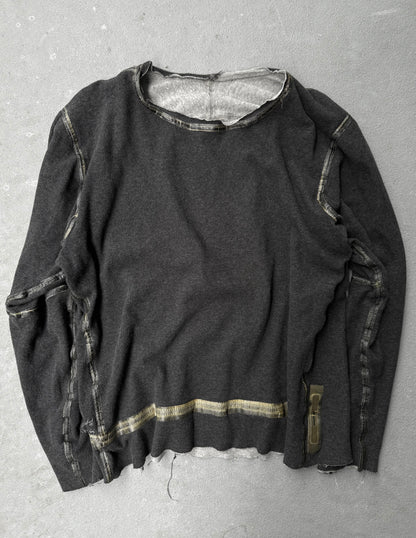 Taichi Murakami Coin Taped Seam Reversible U Long-sleeve Shirt