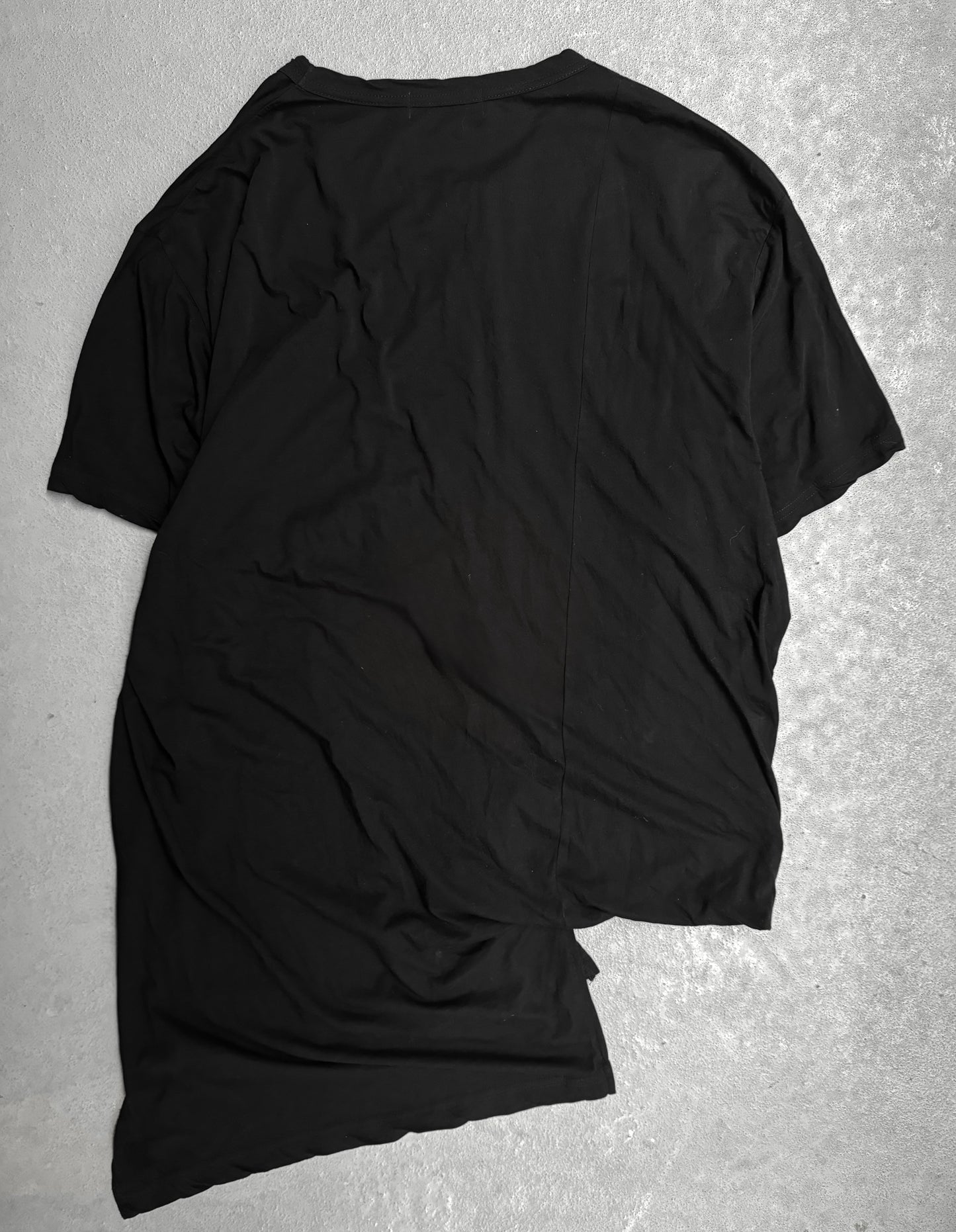 Yohji Yamamoto POUR HOMME SS23 Asymmetric Panel Double Layer T-shirt