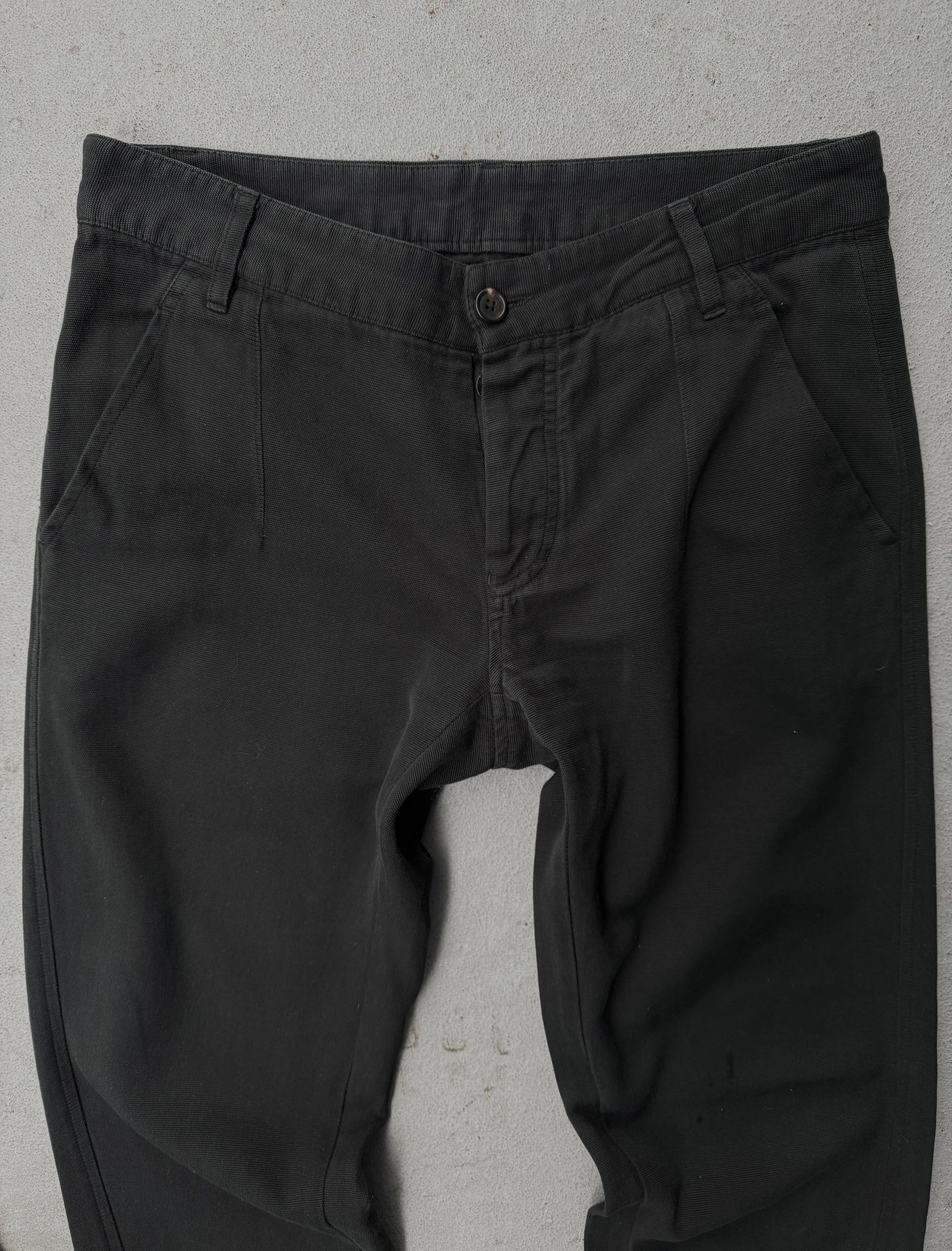 Ann Demeulemeester Early 00s Darted Cotton Pants