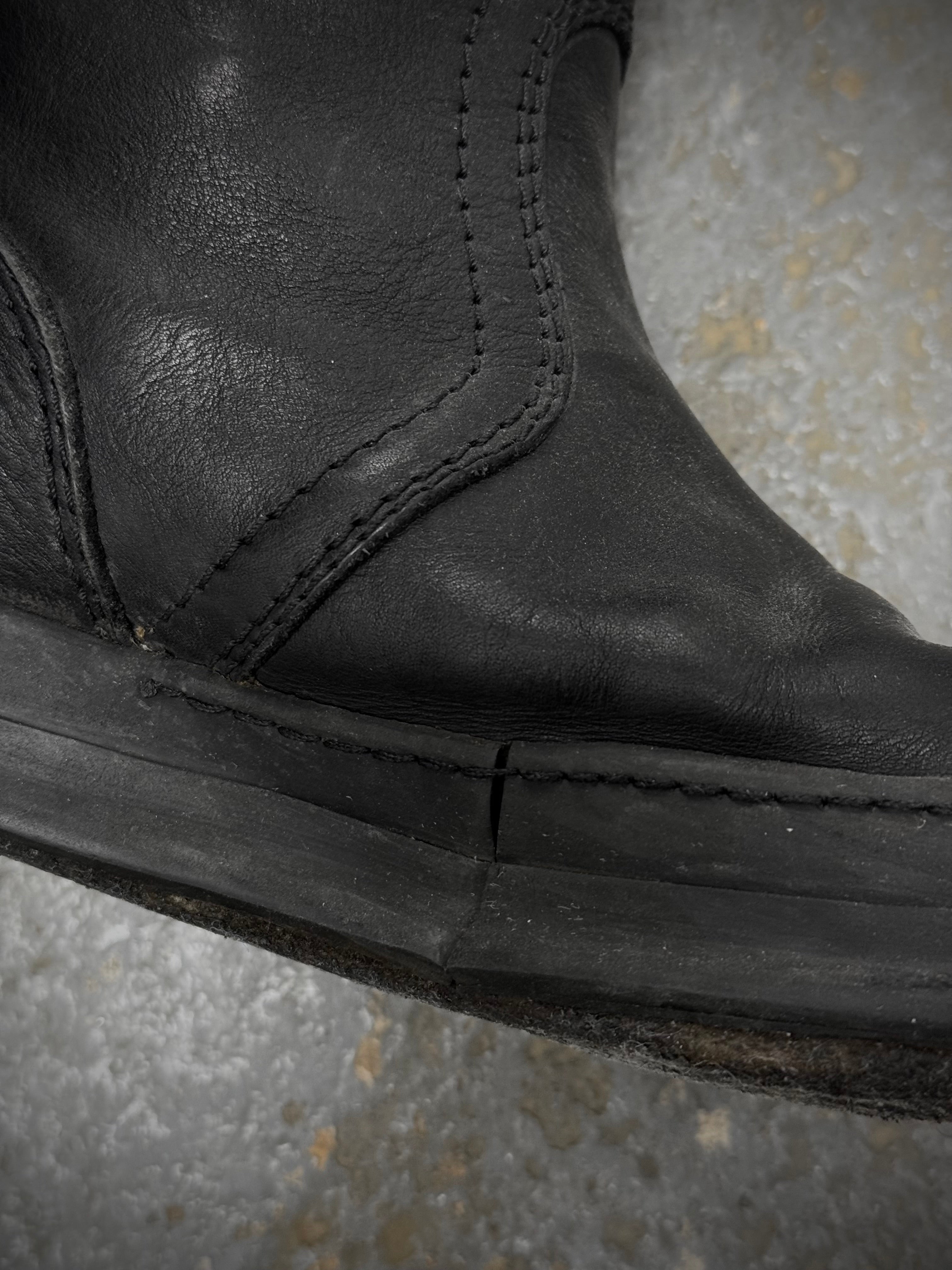 Rick Owens AW05 Pull-Tab Engineer Sneaker Boots | DRIEW