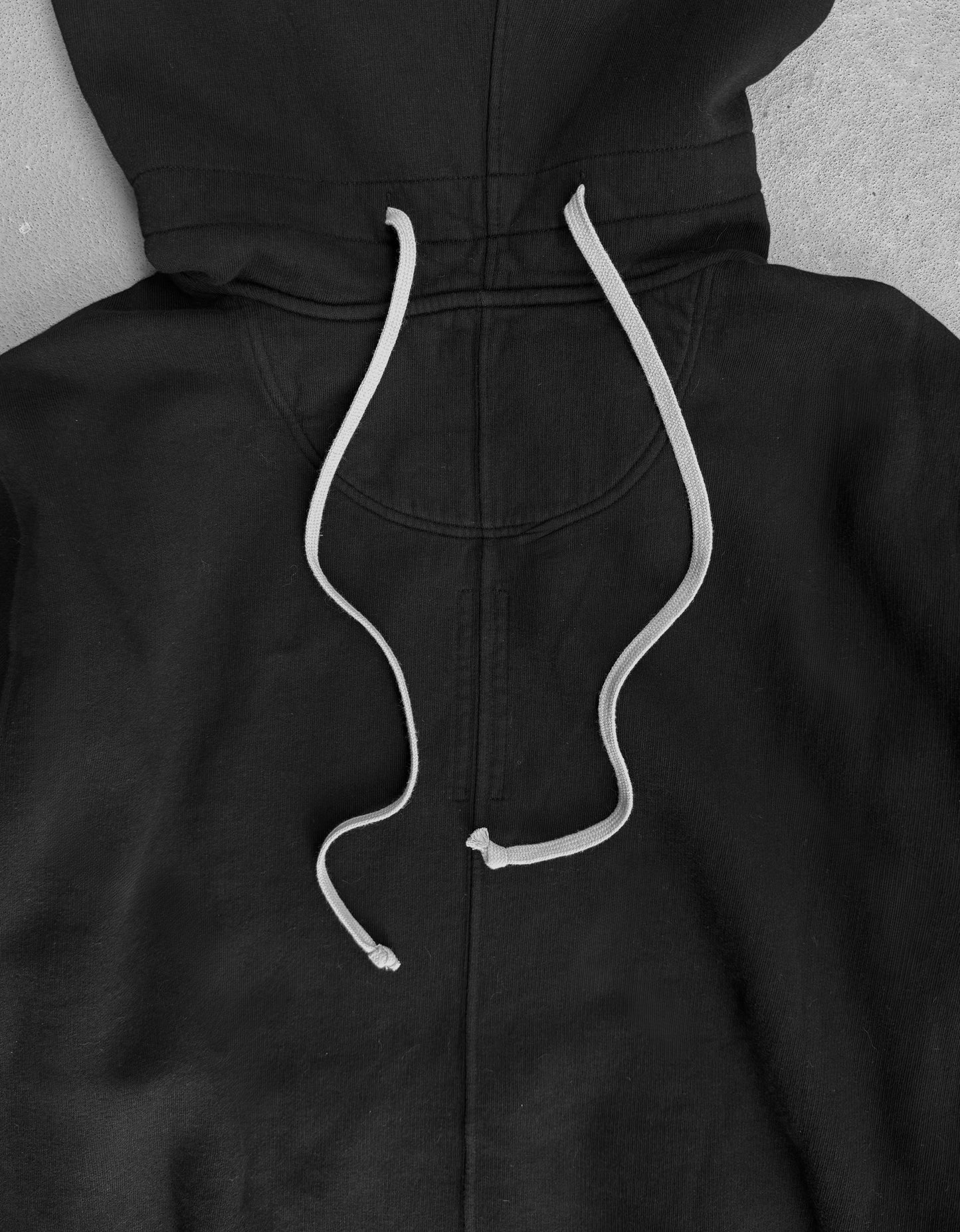 Rick Owens DRKSHDW SS21 "PHLEGETHON" Reversed Drawstring Granbury Hoodie