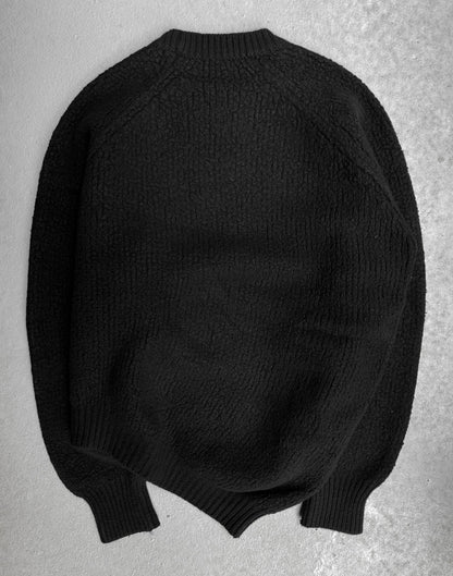 Julius_7 AW19-20 “MMXIX_7 [DIVIDED;]” Asymmetrical Wool Knit Sweater