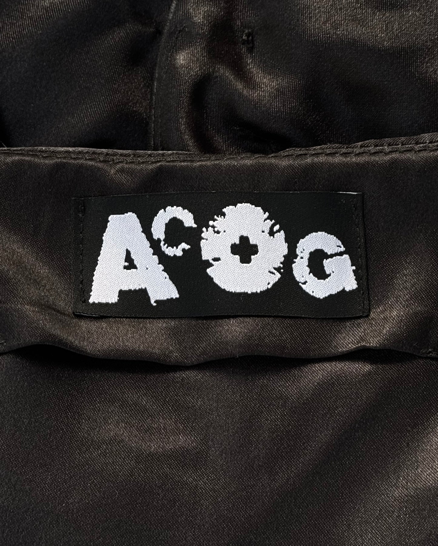 ACOG AW24 Blistered Faux-leather Waist-coat Vest