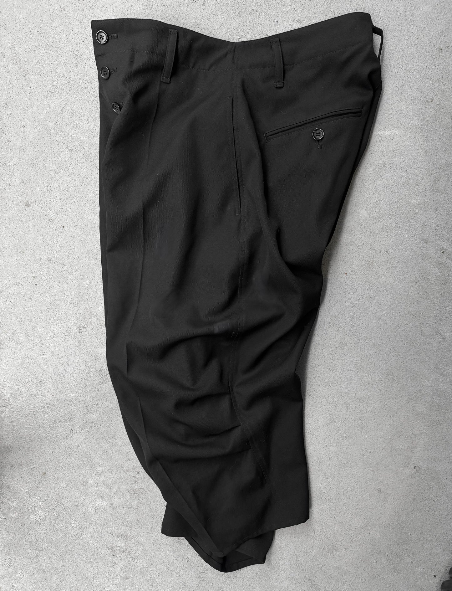 Chistopher Nemeth 'NO.102D' 3D Pleated Knee Wool Crop Pants