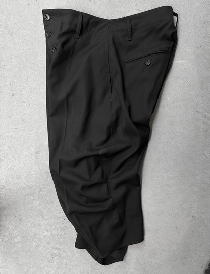 Chistopher Nemeth 'NO.102D' 3D Pleated Knee Wool Crop Pants