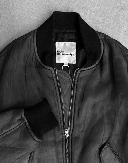 noir kei ninomiya AW15-16 Tulle Bomber Jacket