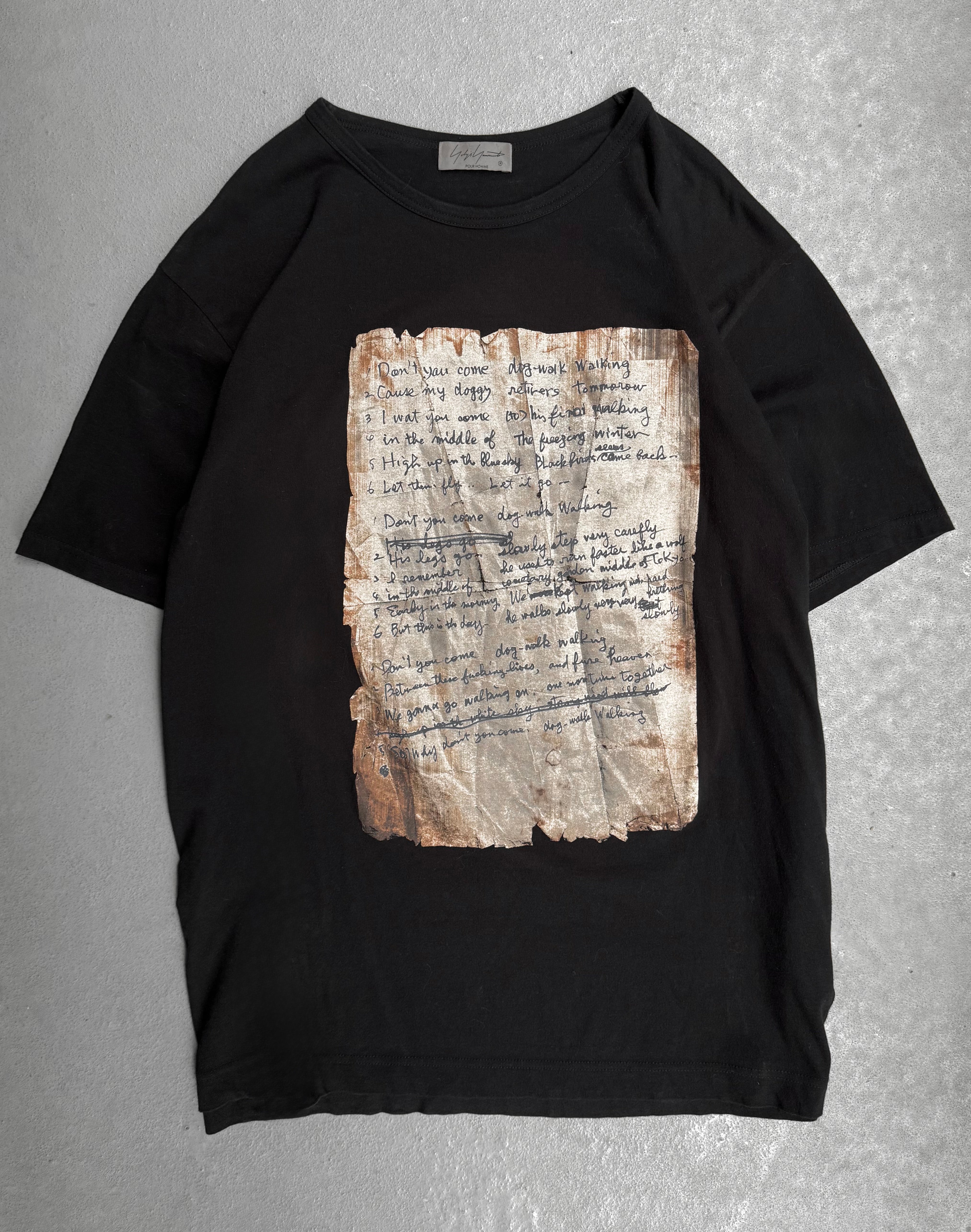 22aw Yohji yamamoto POUR HOMME 長袖Tシャツ Long Sleeve T-shirt – THE SHOP YOHJI YAMAMOTO