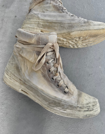 Carol Christian Poell ‘AM/2524 ROOMS-PTC/01’ Object-dyed Kangaroo Leather Drip Sneakers