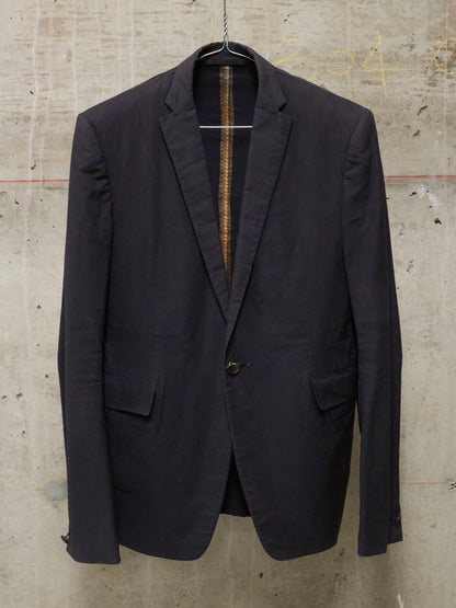 Carol Christian Poell 2010 'GM/2618OOD CORD-PTC/10' Taped Seam Titanium Prosthetic Elbow Overlock Blazer