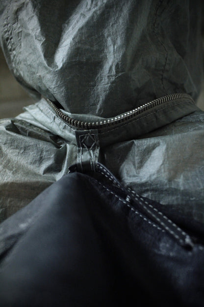 Carol Christian Poell 'LOM/2400 ROOLS-PTC/29' Reversible Object-dyed Kangaroo Leather Parachute Parka detail | DRIEW GARMENTS