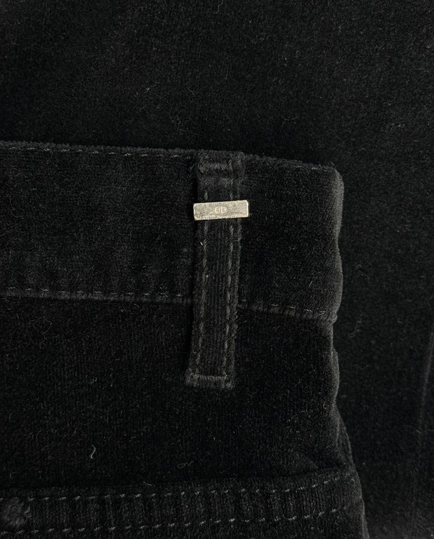 DIOR HOMME by Hedi Slimane AW05 “In the Morning” Velvet Skinny Bootcut Pants