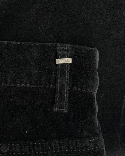 DIOR HOMME by Hedi Slimane AW05 “In the Morning” Velvet Skinny Bootcut Pants
