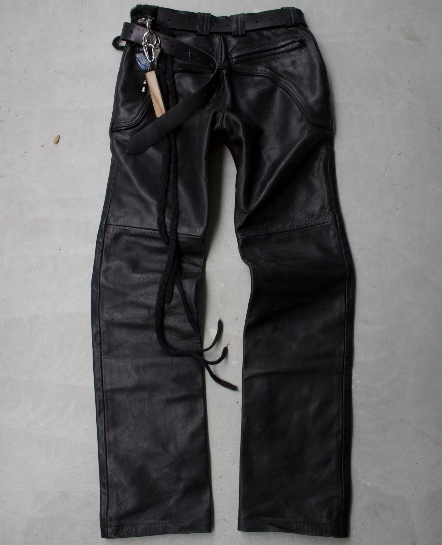 Mihara Yasuhiro Late 90s Horse Leather Rider Pants