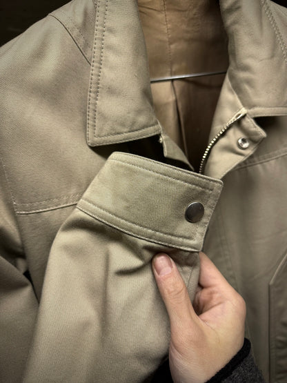DIOR HOMME by Kris Van Assche SS08 Beige Cropped Utility Jacket detail | DRIEW GARMENTS