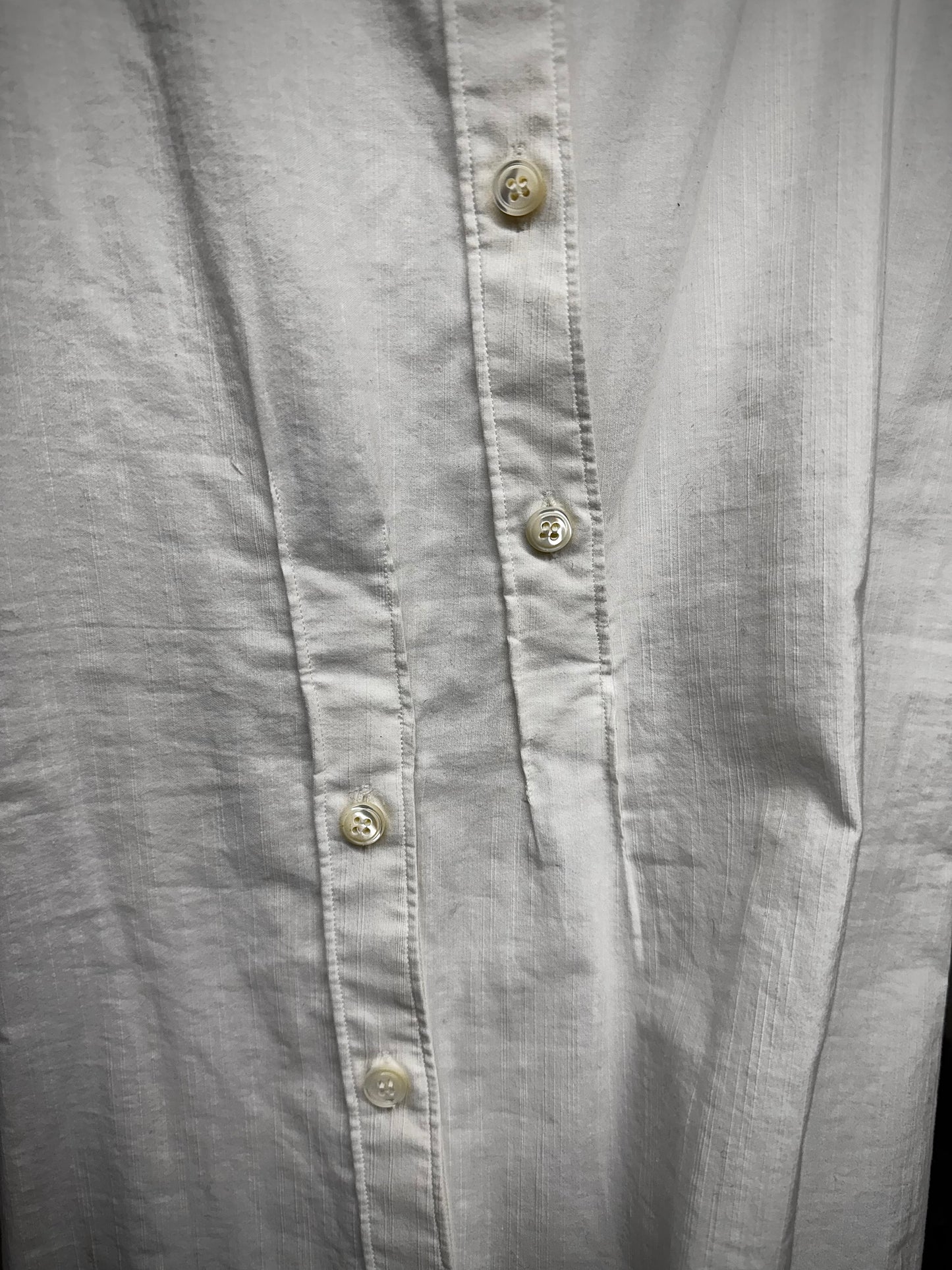 Carol Christian Poell 2010 FE-MALE 'CF/0911 FLAMMEN/1' Dead-end Striped Long Tank Top detail | DRIEW GARMENTS