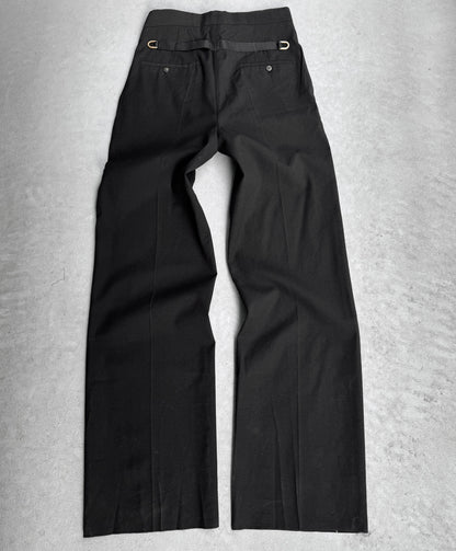 Rick Owens AW17 “GLITTER” Soul-trains Wide Leg Trousers