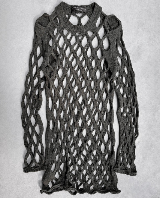 COMME des GARÇONS HOMME PLUS AW22 Net Wool Sweater