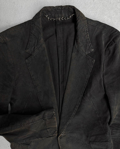 Julius_7 AW04-05 “thieves;” Faded Cotton Canvas Blazer