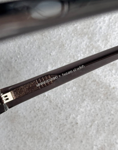 MiharaYasuhiro x Husam El Odeh SS10 Purple Tinted Sunglasses