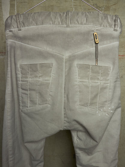 Boris Bidjan Saberi AW24 ‘P13 TF F1939’ Faded Light Grey Resin Dyed Denim