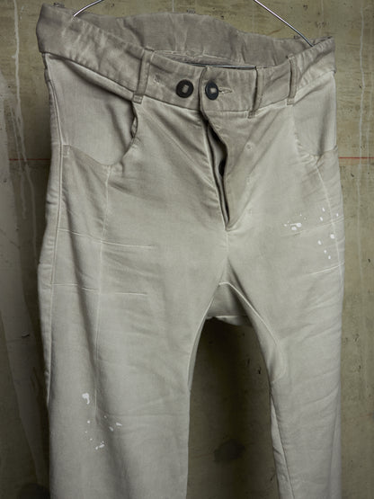 Boris Bidjan Saberi AW24 ‘P13 TF F1939’ Faded Light Grey Resin Dyed Denim