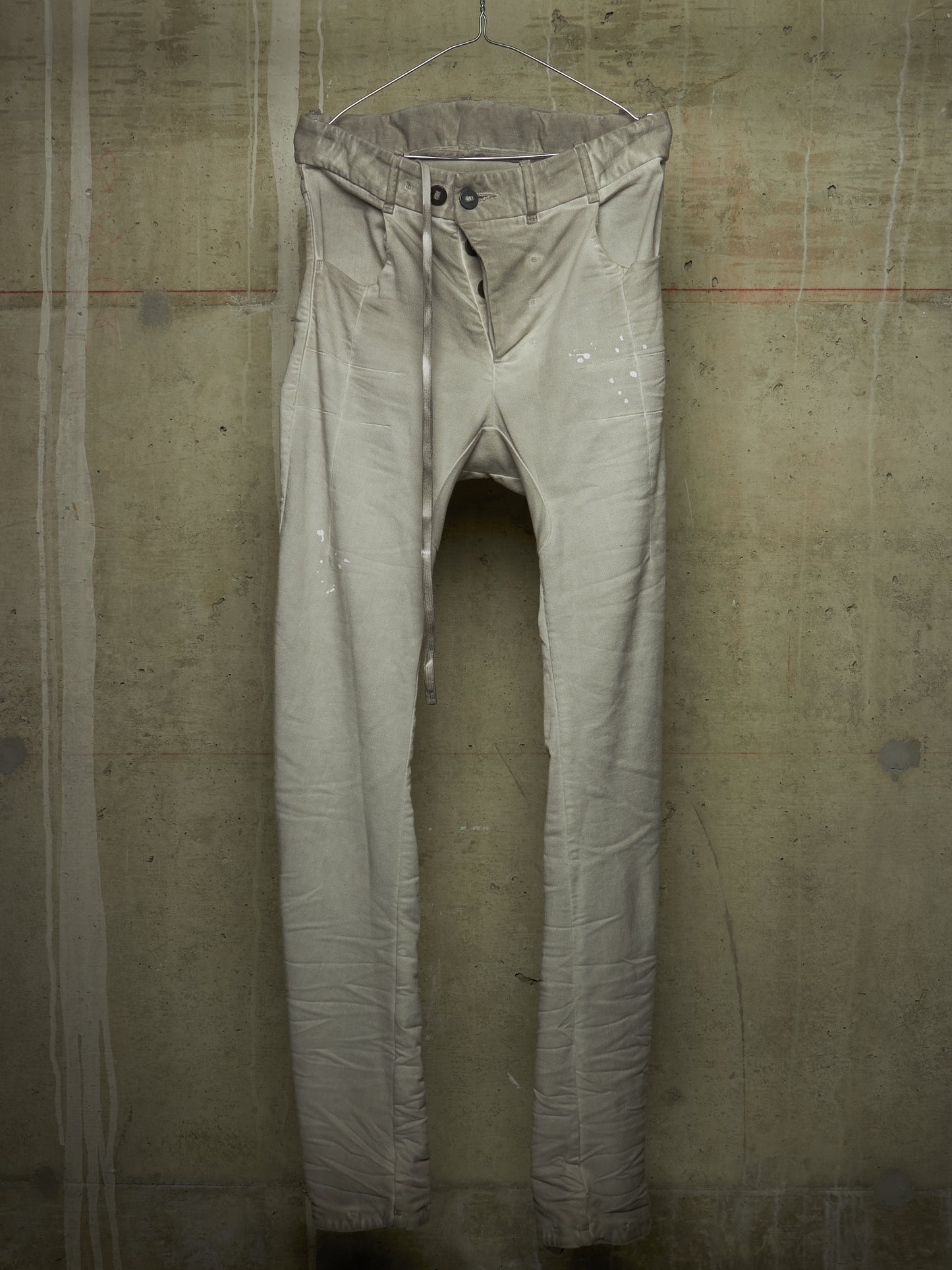 Boris Bidjan Saberi AW24 ‘P13 TF F1939’ Faded Light Grey Resin Dyed Denim