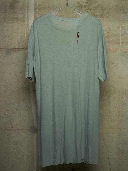 Boris Bidjan Saberi AW19 ‘TS2. TF’ Patina Blue Obejct-dyed T-shirt