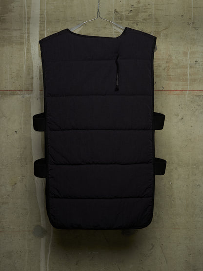 11 by Boris Bidjan Saberi AW20 PrimaLoft Crinkled Nylon Padded Vest