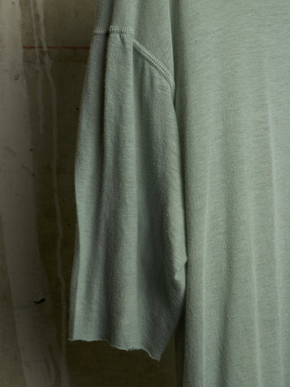 Boris Bidjan Saberi AW19 ‘TS2. TF’ Patina Blue Obejct-dyed T-shirt