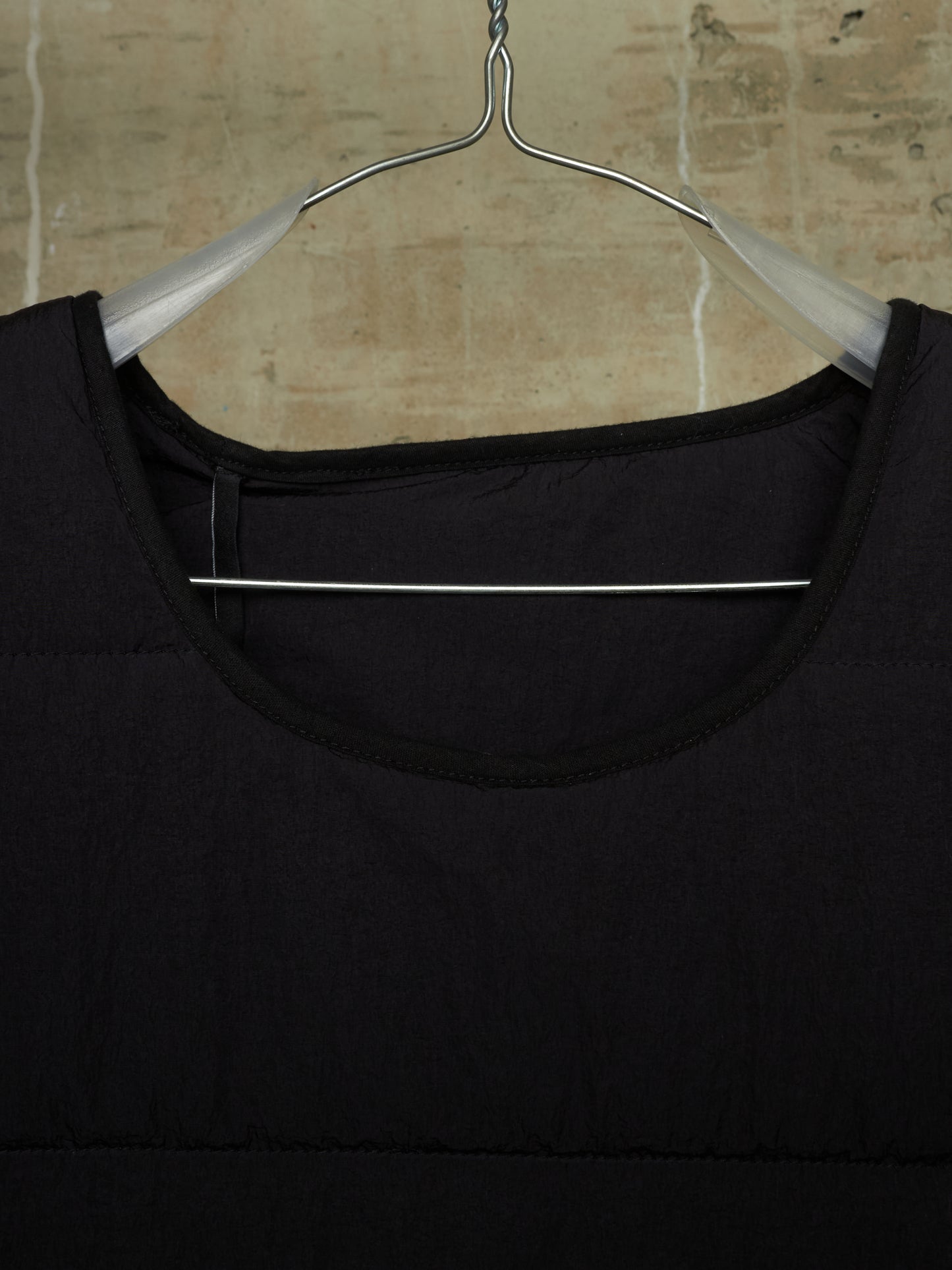 11 by Boris Bidjan Saberi Overlock Vinyl Treated Logo Embroidered Longline T-shirt