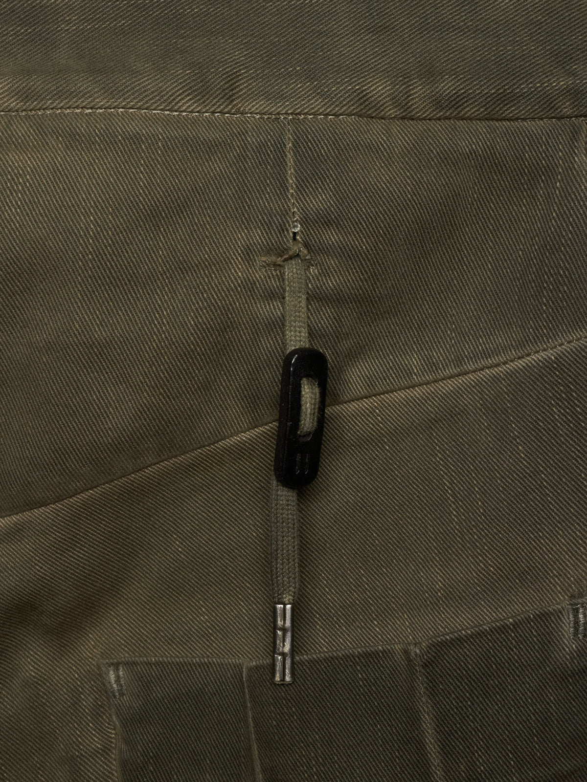 Boris Bidjan Saberi 2010s ‘P13’ Dirty Grey Resin Dyed J-Cut Denim