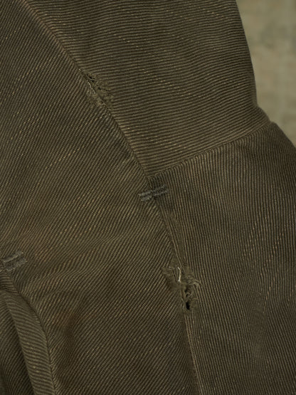 Boris Bidjan Saberi 2010s ‘P13’ Dirty Grey Resin Dyed J-Cut Denim