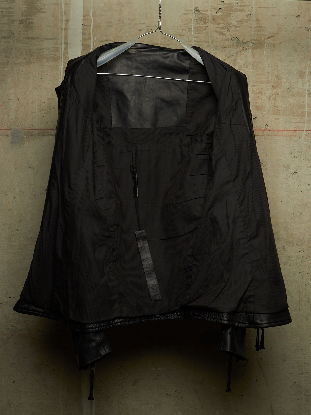 Boris Bidjan Saberi AW11-12 'J3-F211' Black Oil Finished Lamb Leather Jacket