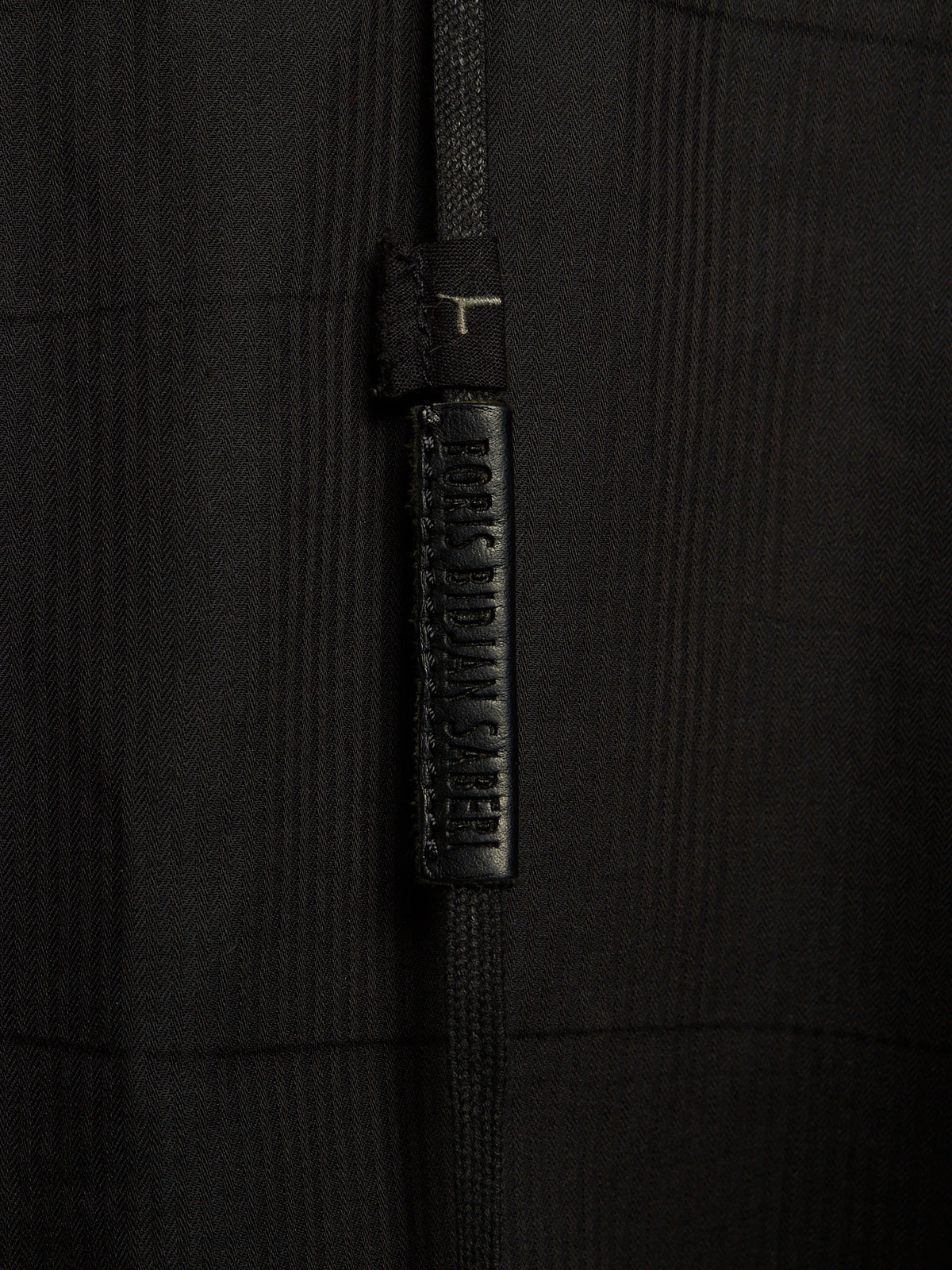 Boris Bidjan Saberi AW11-12 'J3-F211' Black Oil Finished Lamb Leather Jacket