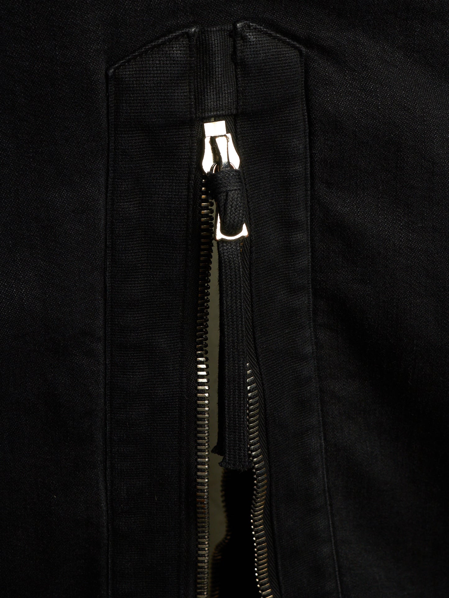 Boris Bidjan Saberi AW23 'PADDED VEST 5.1 FKU10001' Black Padded Vinyl Coated Nickel Pressed Denim Vest