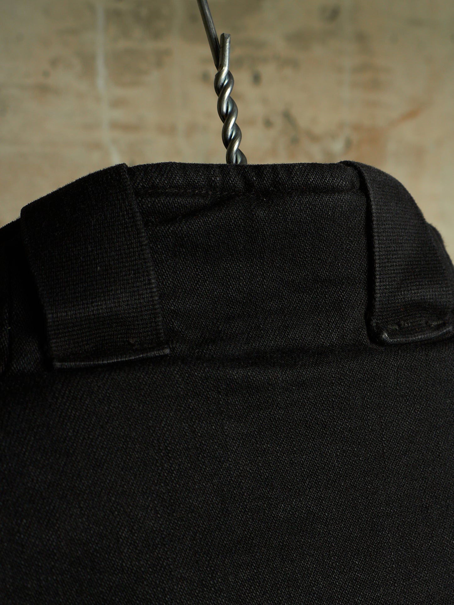 Boris Bidjan Saberi AW23 'PADDED VEST 5.1 FKU10001' Black Padded Vinyl Coated Nickel Pressed Denim Vest