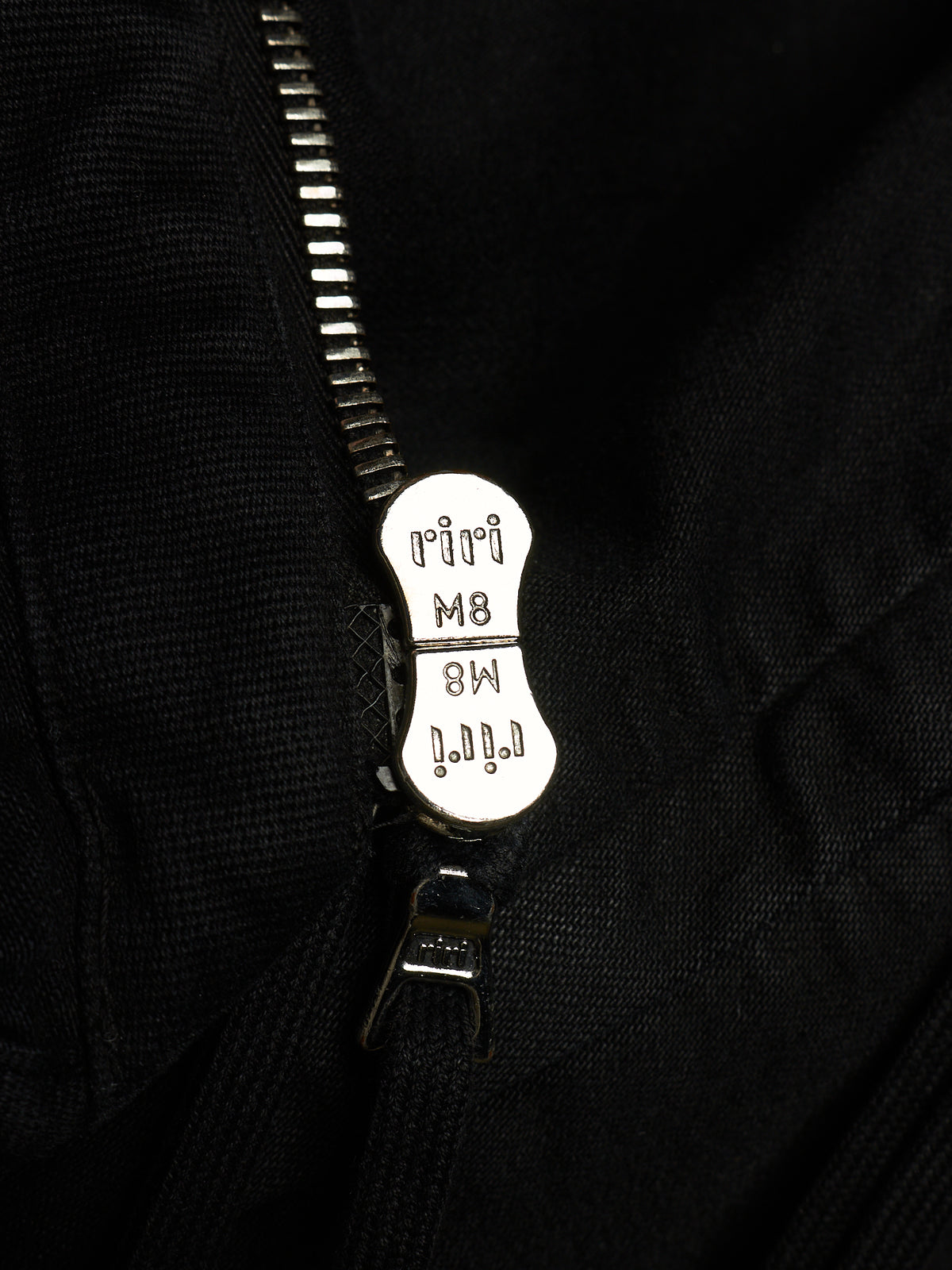 Boris Bidjan Saberi AW23 'PADDED VEST 5.1 FKU10001' Black Padded Vinyl Coated Nickel Pressed Denim Vest