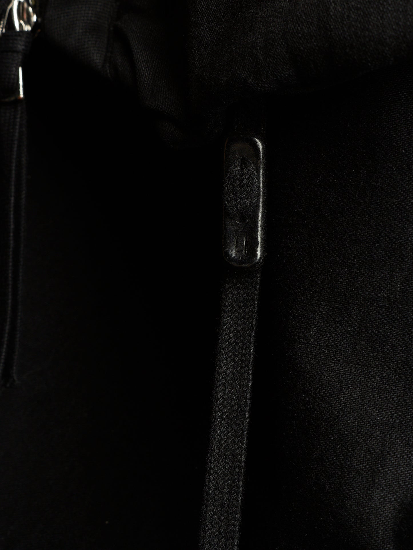 Boris Bidjan Saberi AW23 'PADDED VEST 5.1 FKU10001' Black Padded Vinyl Coated Nickel Pressed Denim Vest