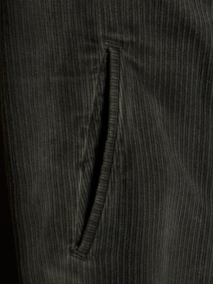 Boris Bidjan Saberi AW16 'P11 F176' Dark Grey Resin-dyed Corduroy Slim Pants