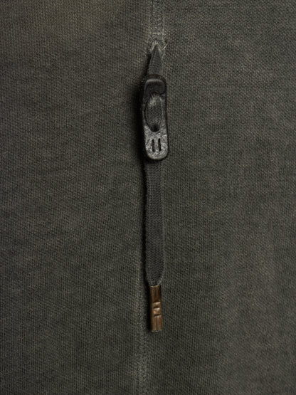 Boris Bidjan Saberi SS15-16 'LS1' Cold-dyed Grey Cotton Knit Thumbhole Long-sleeves