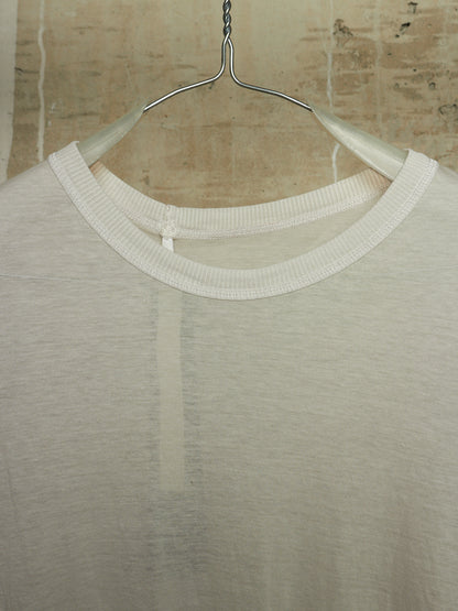 Boris Bidjan Saberi SS22 'LSI TIGHT FIT FTT00001' Light Grey Dirty Object-dyed Semi Sheer Long-sleeves