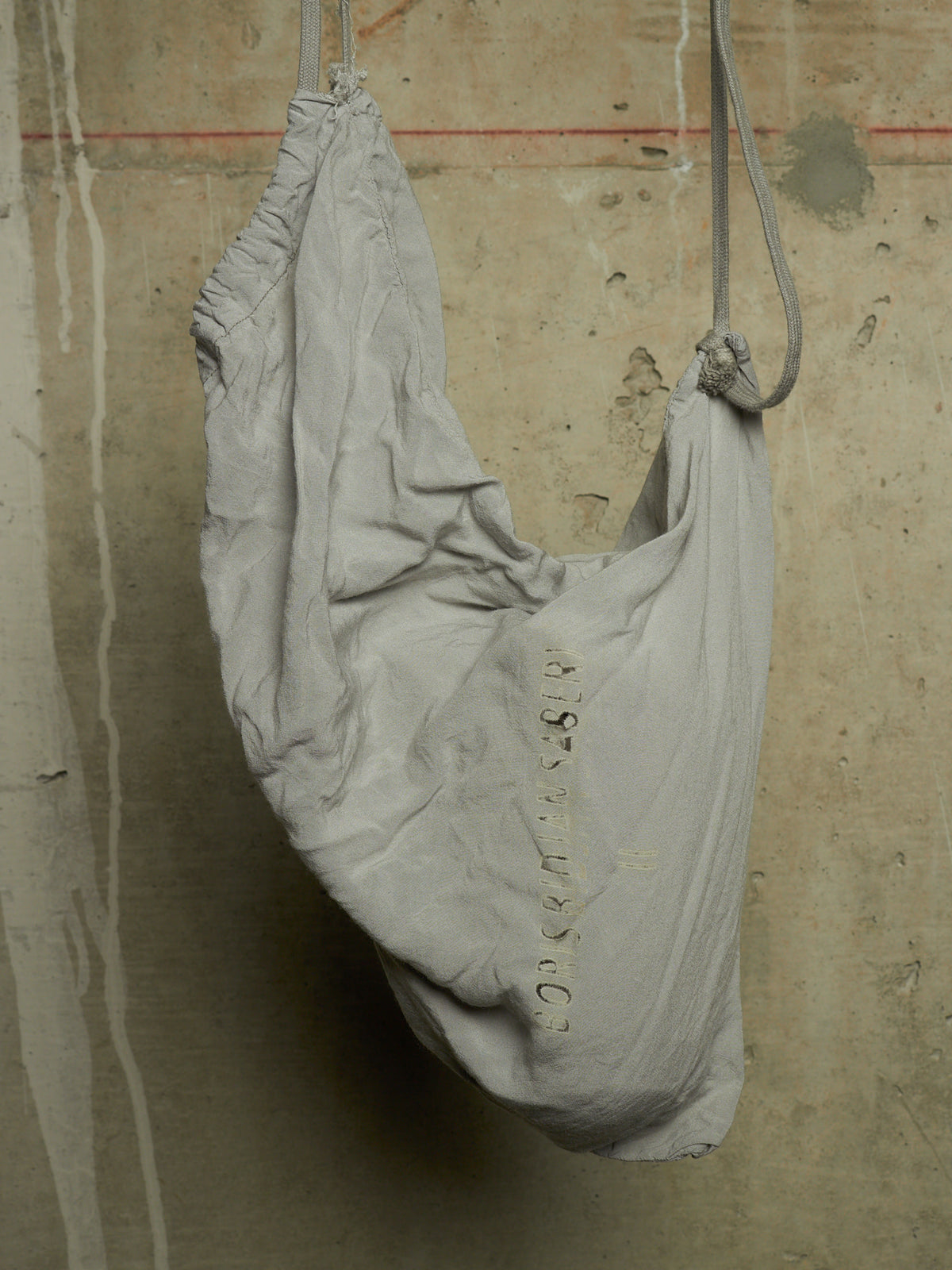 Boris Bidjan Saberi SS22 'LSI TIGHT FIT FTT00001' Light Grey Dirty Object-dyed Semi Sheer Long-sleeves