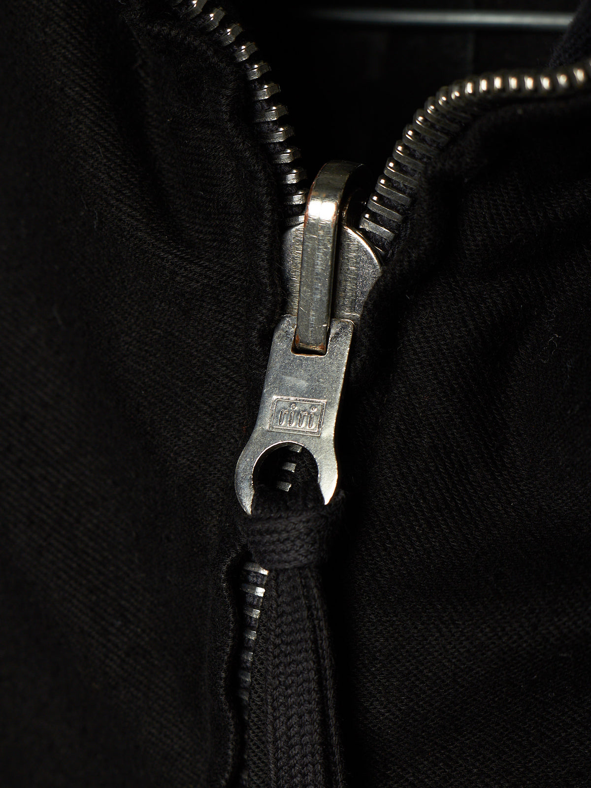 Boris Bidjan Saberi SS17 'ZIPPER0 F060' Black Object-dyed Ninja Mask Sleeveless Hooded Zip Vest