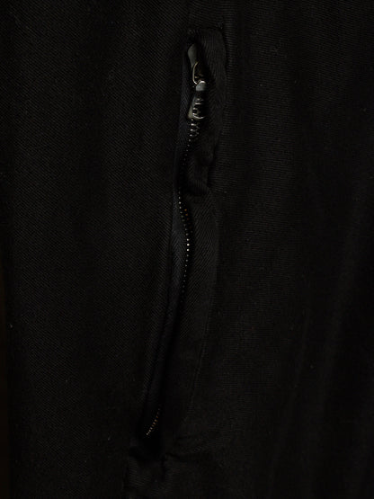 Boris Bidjan Saberi SS17 'ZIPPER0 F060' Black Object-dyed Ninja Mask Sleeveless Hooded Zip Vest