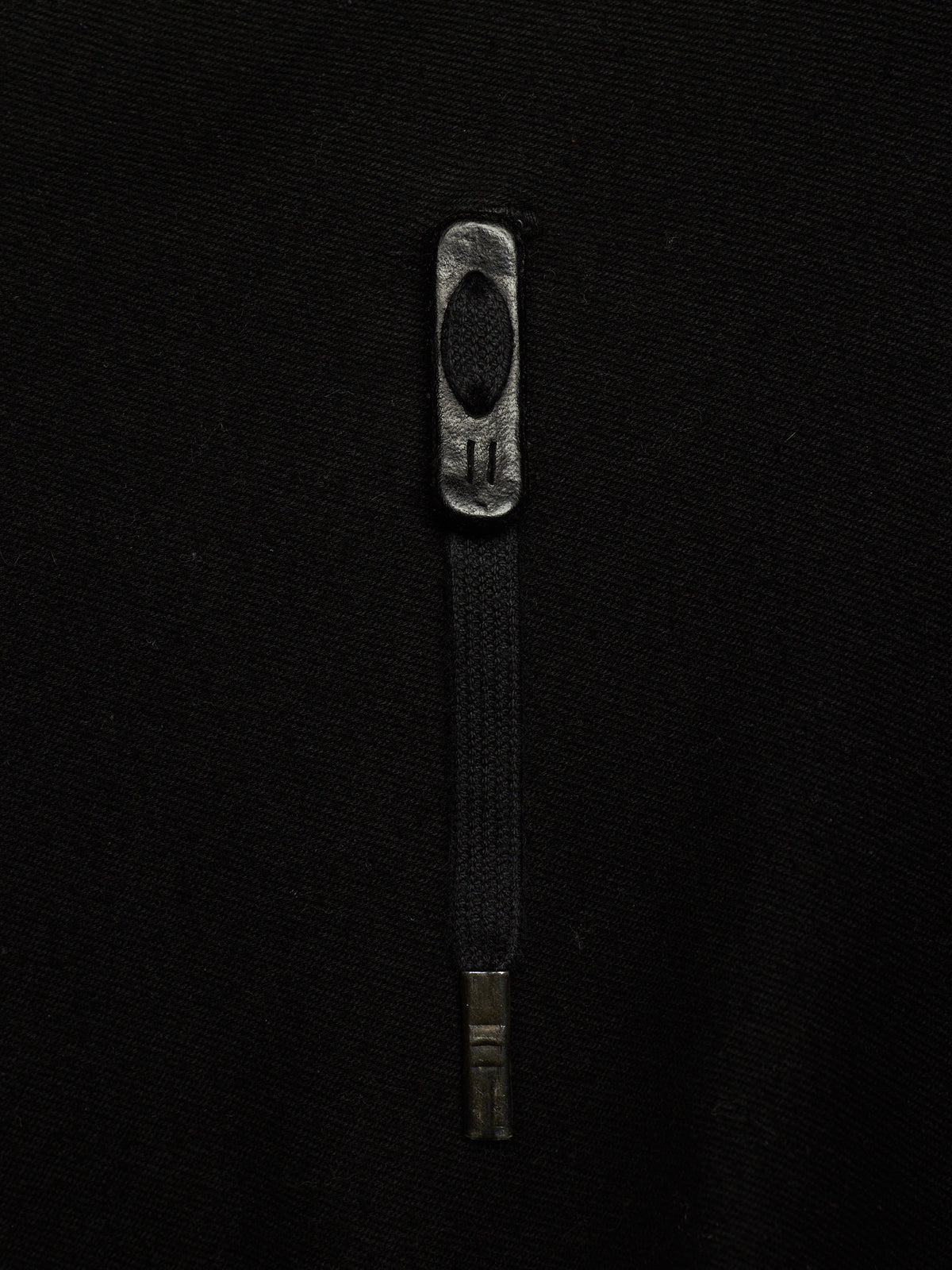 Boris Bidjan Saberi SS17 'ZIPPER0 F060' Black Object-dyed Ninja Mask Sleeveless Hooded Zip Vest