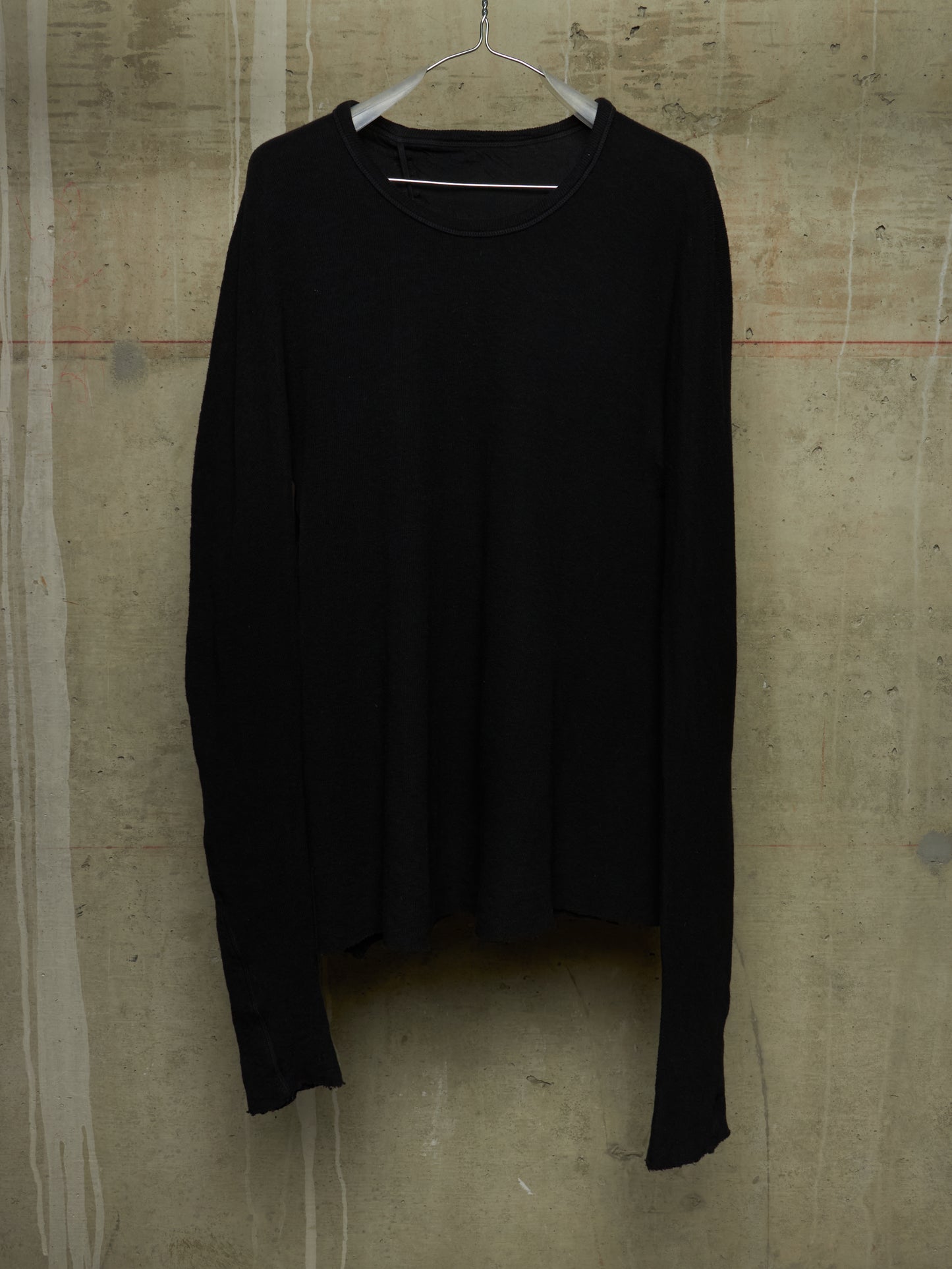 Boris Bidjan Saberi 2010s 'LS1' Double Faced Cotton Raglan Long-sleeves
