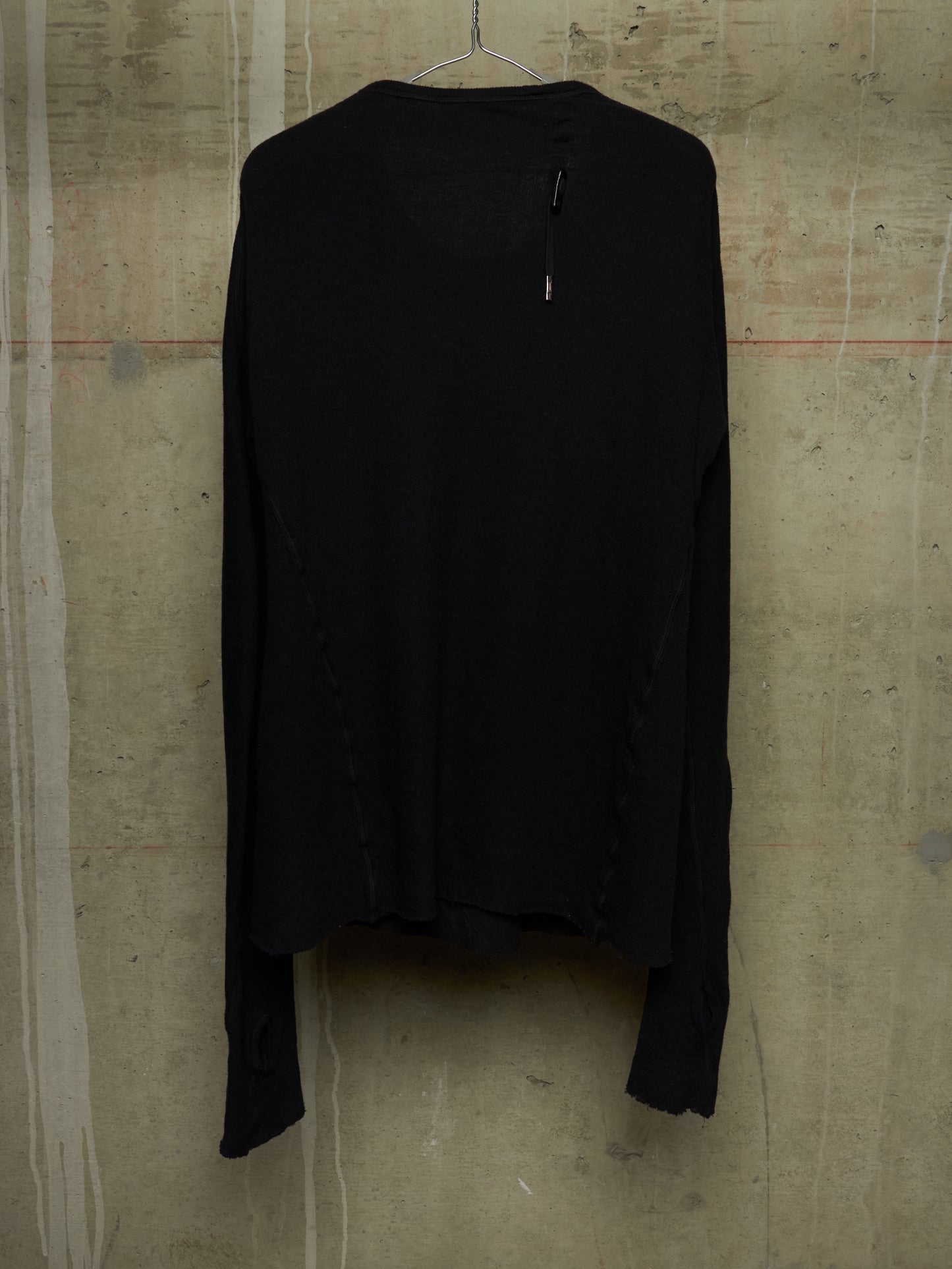 Boris Bidjan Saberi 2010s 'LS1' Double Faced Cotton Raglan Long-sleeves