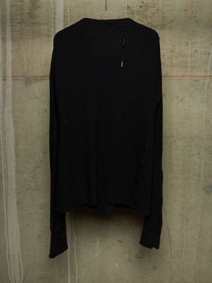 Boris Bidjan Saberi 2010s 'LS1' Double Faced Cotton Raglan Long-sleeves
